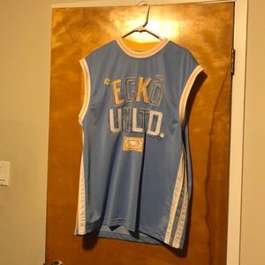 Echo brand jersey style shirt.